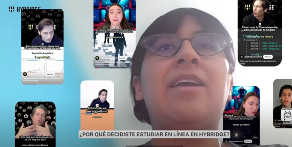 Testimonio de estudiante de Ingeniería en Software en línea | Hybridge Education